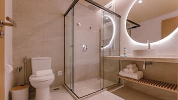Family Villa | Bathroom | Designer toiletries, hair dryer, bathrobes, slippers