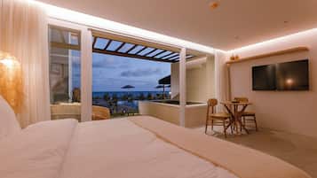 Ropa de cama de alta calidad, colchones con pillow-top y minibar