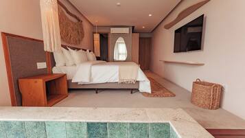 1 غرفة نوم وملاءات إيطالية من طراز فريتي وأغطية فراش متميزة