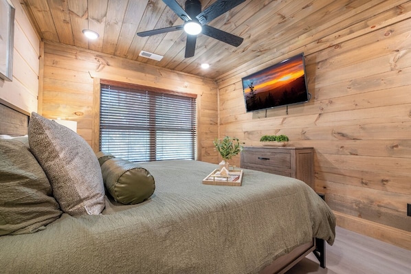 One of Hillside Horizon's comfy bedrooms