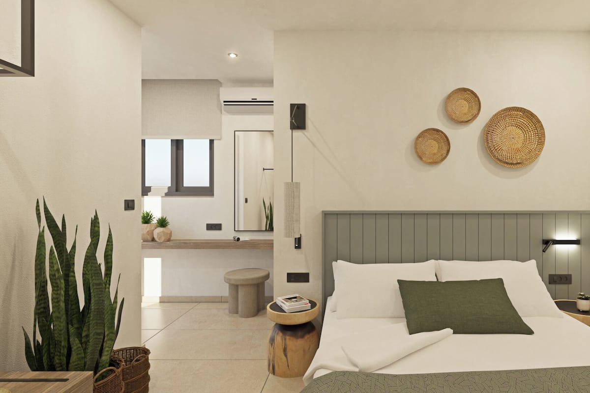 Vila superluxo, 2 quartos, piscina particular, vista para a montanha | 2 quartos, cofres nos quartos, individualmente decorados
