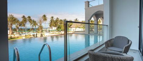 Vue sur la plage/l’océan