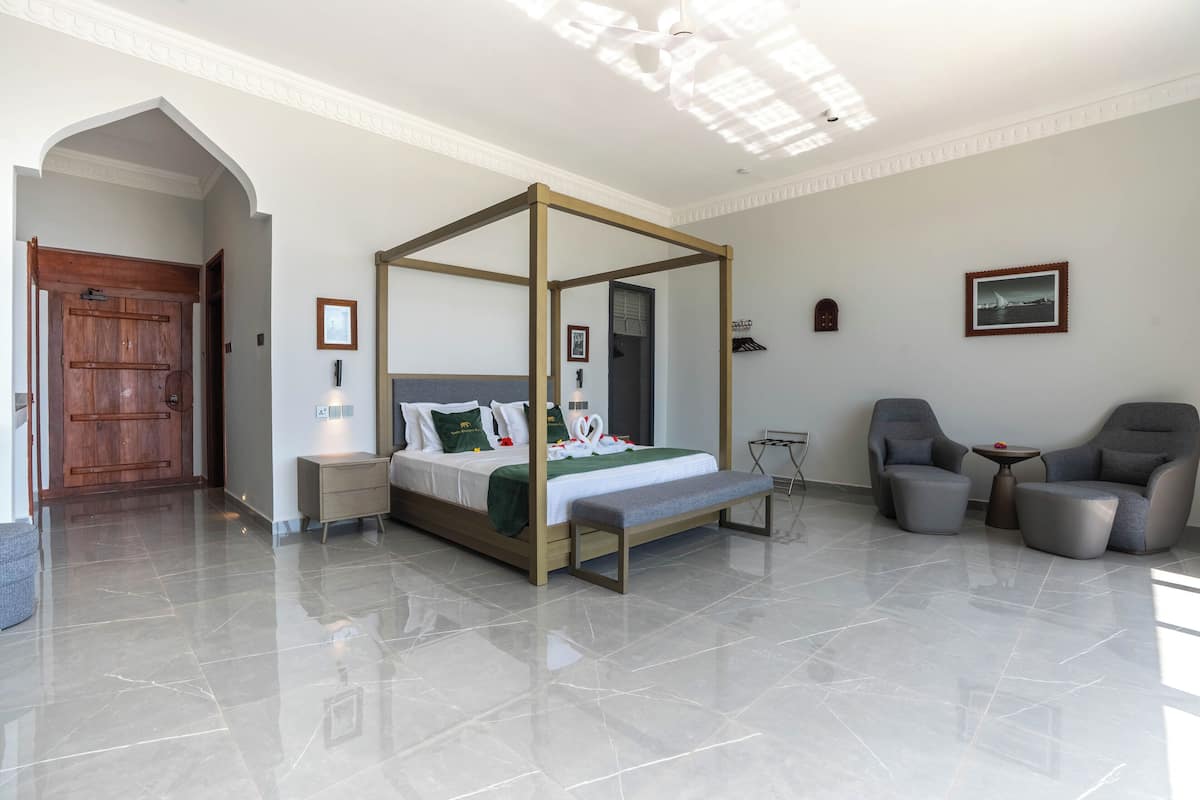 Suite, balcon, vue mer