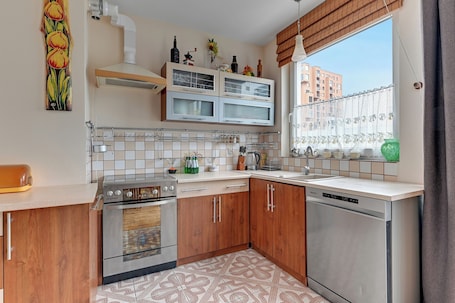 舒适公寓, 阳台 | 私人厨房