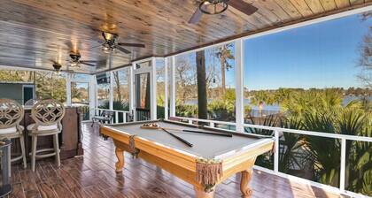 Lake Murray Oasis - 4BR/4BA w/ Pool-HotTub-GameRoom-Beach Area-Playset-Firepit!