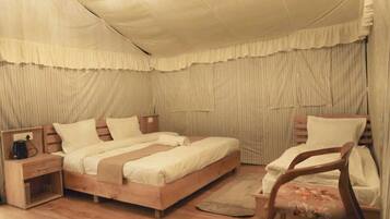 Family Tent, Patio, River View | 8 bedrooms, desk