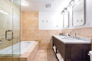 Shower, hair dryer, towels, soap - Old City Charm / In Law Suite / A+ Location  (Philadelphia)