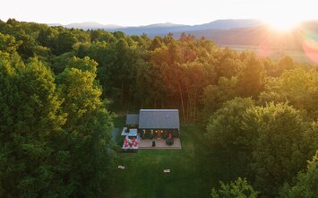 Breathtaking mountain views! Come stay at Stowe Country Cabin