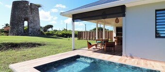 Villa Gligli with swimming pool and view of the mill, ideal for 4 people