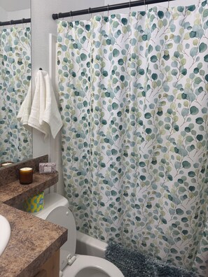 Hair dryer, towels, soap, shampoo - Charming house with fenced yard in Driggs for a cozy getaway (Driggs)