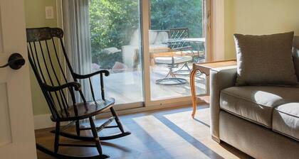 Private 40-acre retreat with creek, swimming hole, sleeps 18, dog-friendly, near golf & casinos.