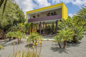 Exterior - Unique architectural villa with private pool on nature resort (Sint Michiel)