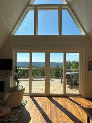 Smart TV, fireplace, video games