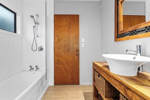 Shower, hair dryer