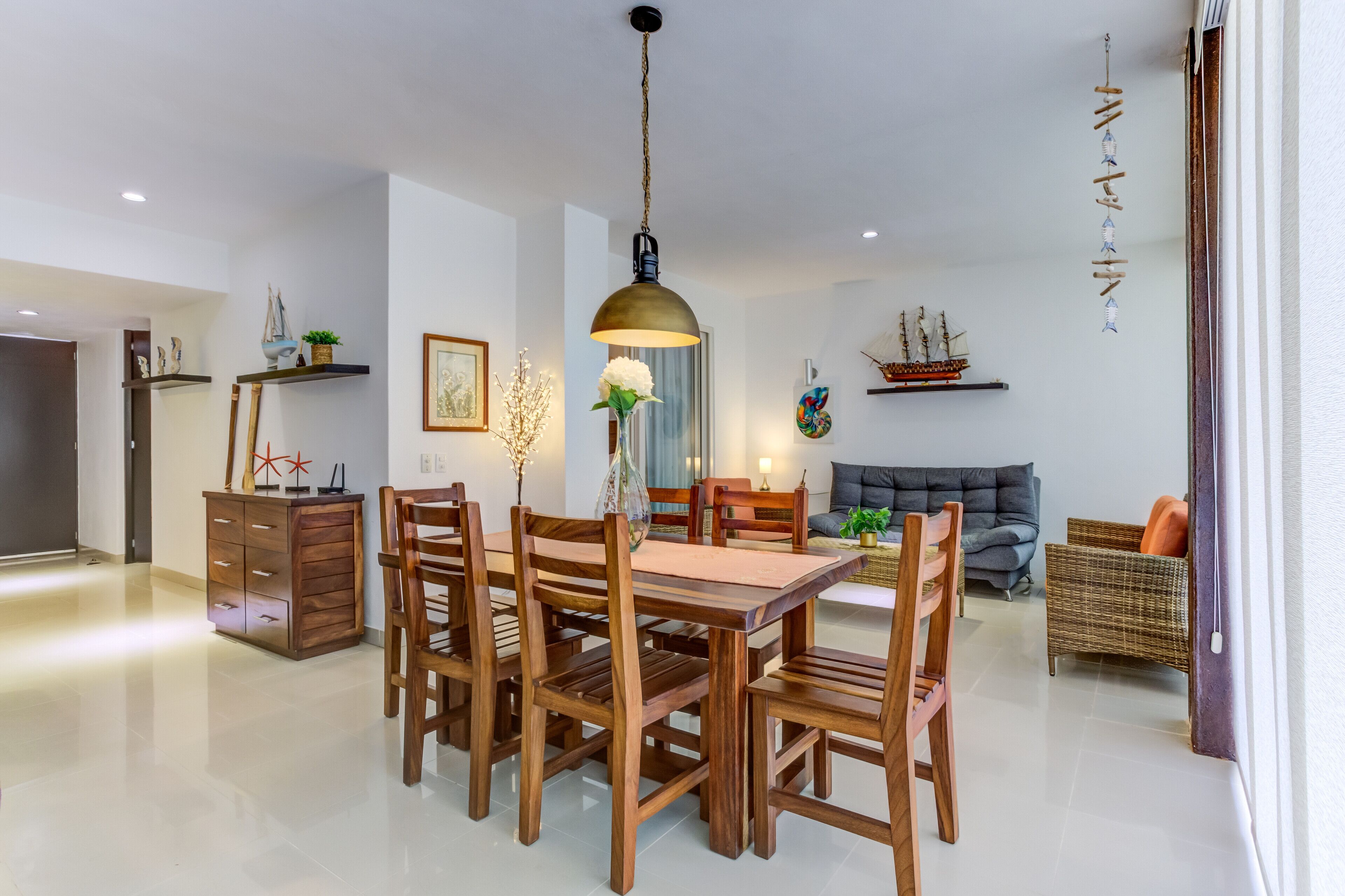 Apartment, Terrasse, Blick auf den Golfplatz | Esszimmer