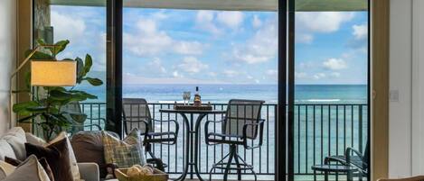 Condo | Living area | 55-inch Smart TV with cable channels