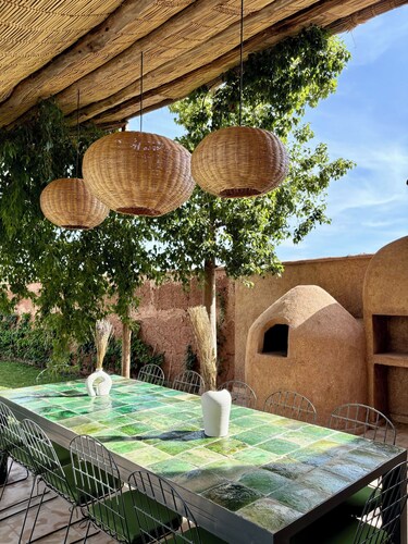 Marrakech - Dar Aït Zahra - Panoramic view of the Atlas Mountains