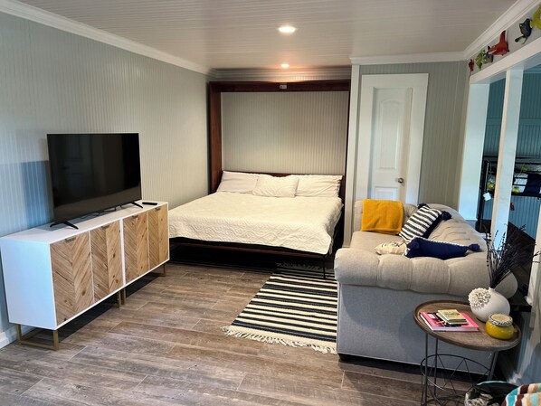 1 habitación, tabla de planchar con plancha, wifi y ropa de cama 