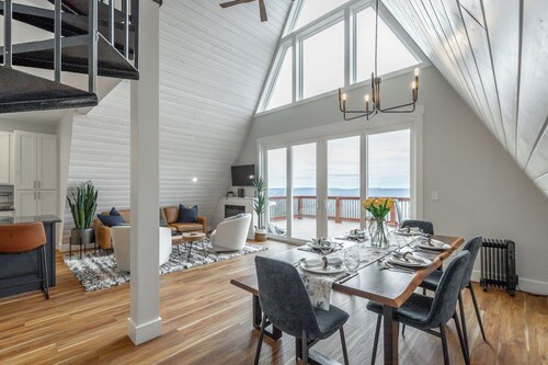 Modern A-Frame Cabin - Brand New Construction - Stunning Sunset & Mountain Views