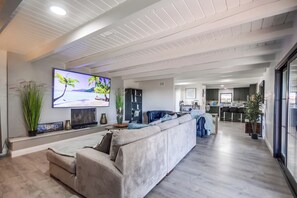 Smart TV, video games, books, music library