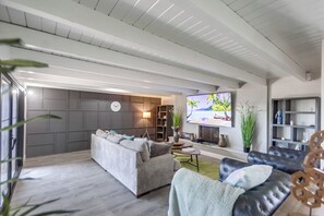 Smart TV, video games, books, music library
