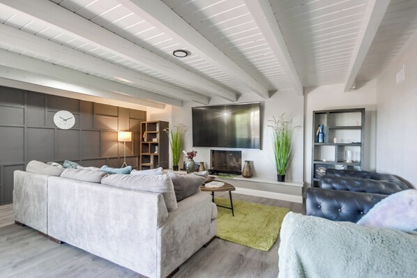 Smart TV, video games, books, music library