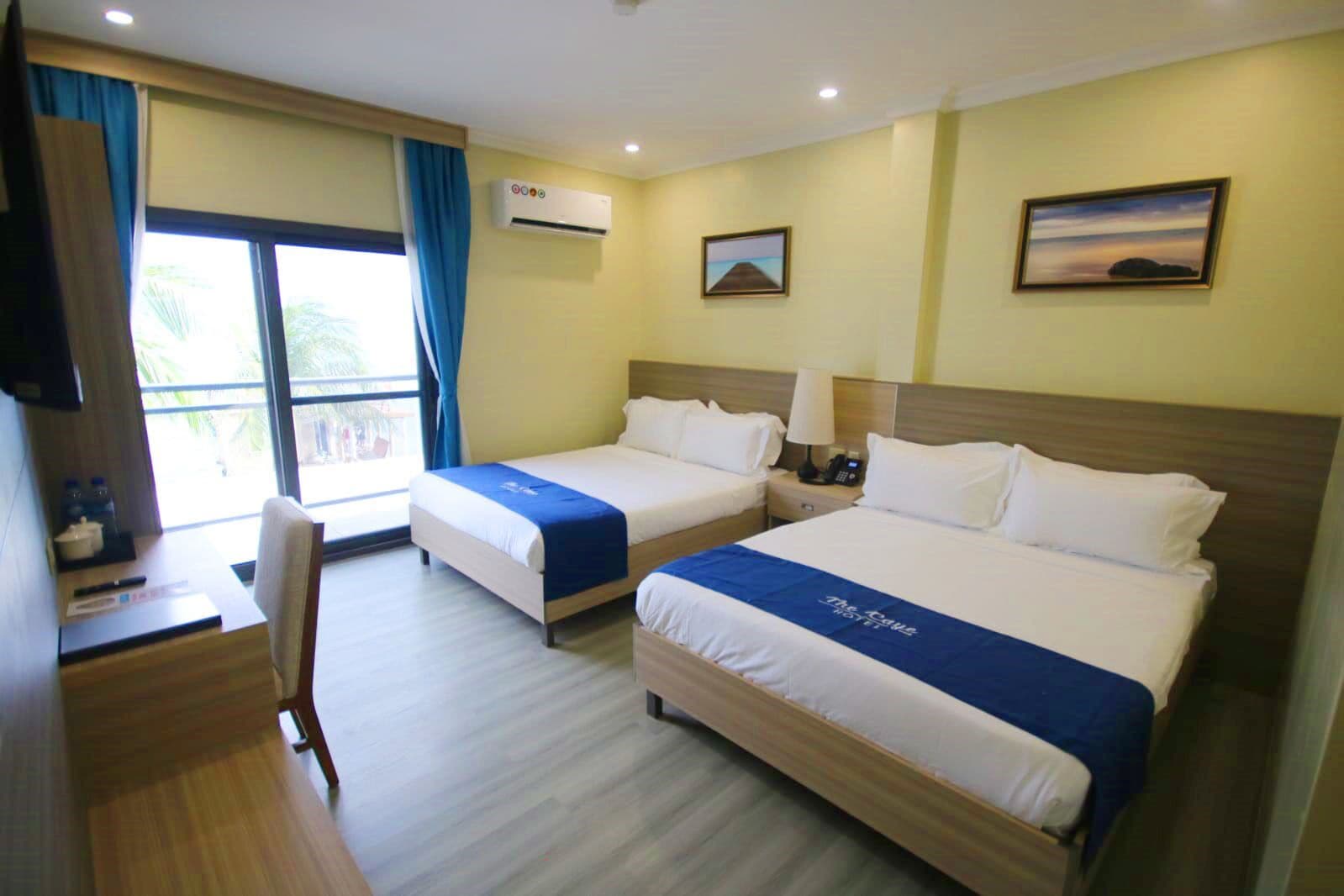 Double Room, Balcony, Ocean View | In-room safe, desk, laptop workspace, blackout curtains