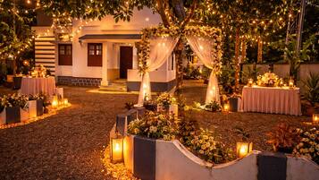 Udendørs banketområde