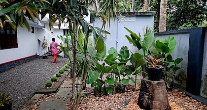 Charming 4-bedroom Layanila villa with WiFi, AC in serene Alappuzha