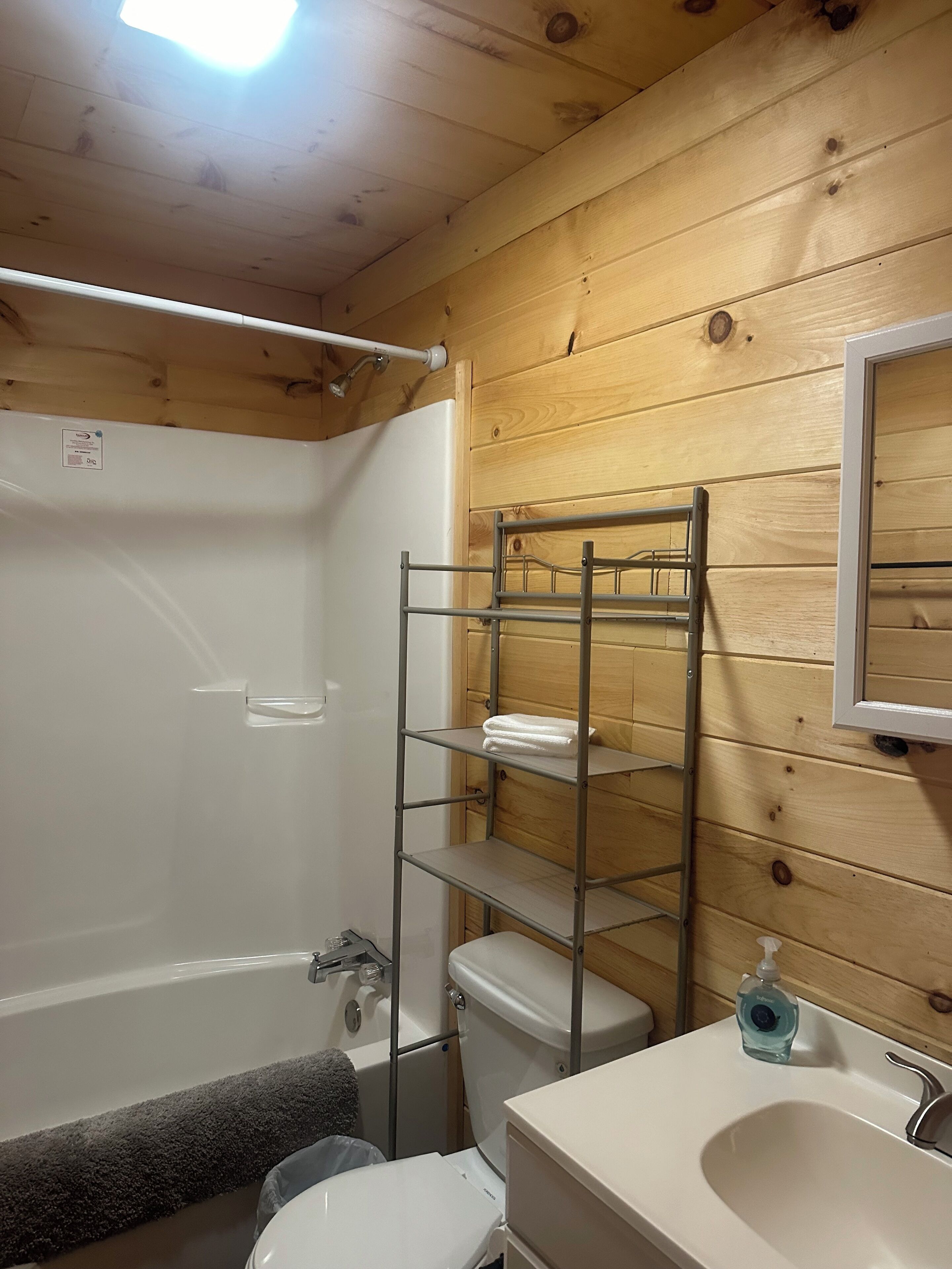 Towels, soap, toilet paper