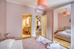 2 dormitorios, tabla de planchar con plancha, wifi y ropa de cama