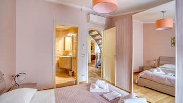 2 室のベッドルーム、アイロン / アイロン台、WiFi、ベッドシーツ