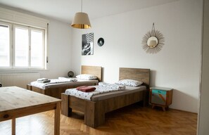 2 habitaciones, wifi gratis y ropa de cama 