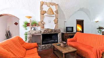 TV, fireplace, DVD player, ping pong