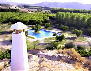 Pool - Country House 'El Granado' with Shared Pool, Wi-Fi and Air Conditioning (Benalúa)