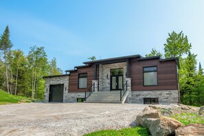 Exterior - NEW! Chalet Forena | 4 Bedrooms | Hot Tub, Garage, Firepit & Private Secluded Chalet (La Conception)