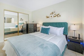 2 soverom, strykejern/-brett, wi-fi (inkludert) og sengetøy