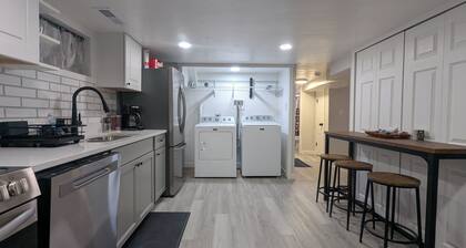 Charming 3-bedroom private basement apartment with WiFi, AC in enchanting Ogden.