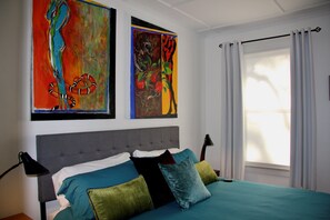 2 slaapkamers, een strijkplank/strijkijzer, wifi, beddengoed