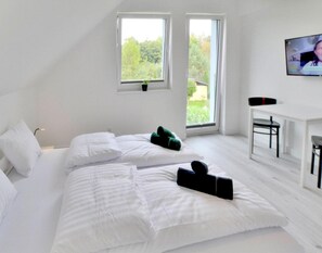 Villa Confort, 5 habitaciones | 10 habitaciones, muebles diferentes y ropa de cama 