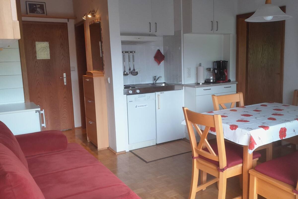 Deluxe Apartment, 2 Bedrooms | Private kitchen | Fridge, coffee/tea maker