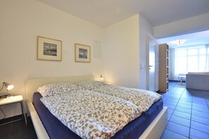 2 slaapkamers, individueel gemeubileerd, beddengoed