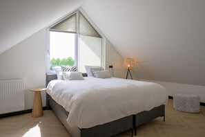 Deluxe-hus - 4 soveværelser | 2 soveværelser, individuel indretning, sengetøj