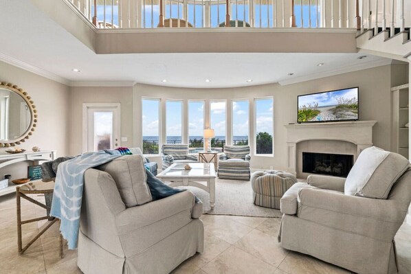 Smart TV, fireplace, offices