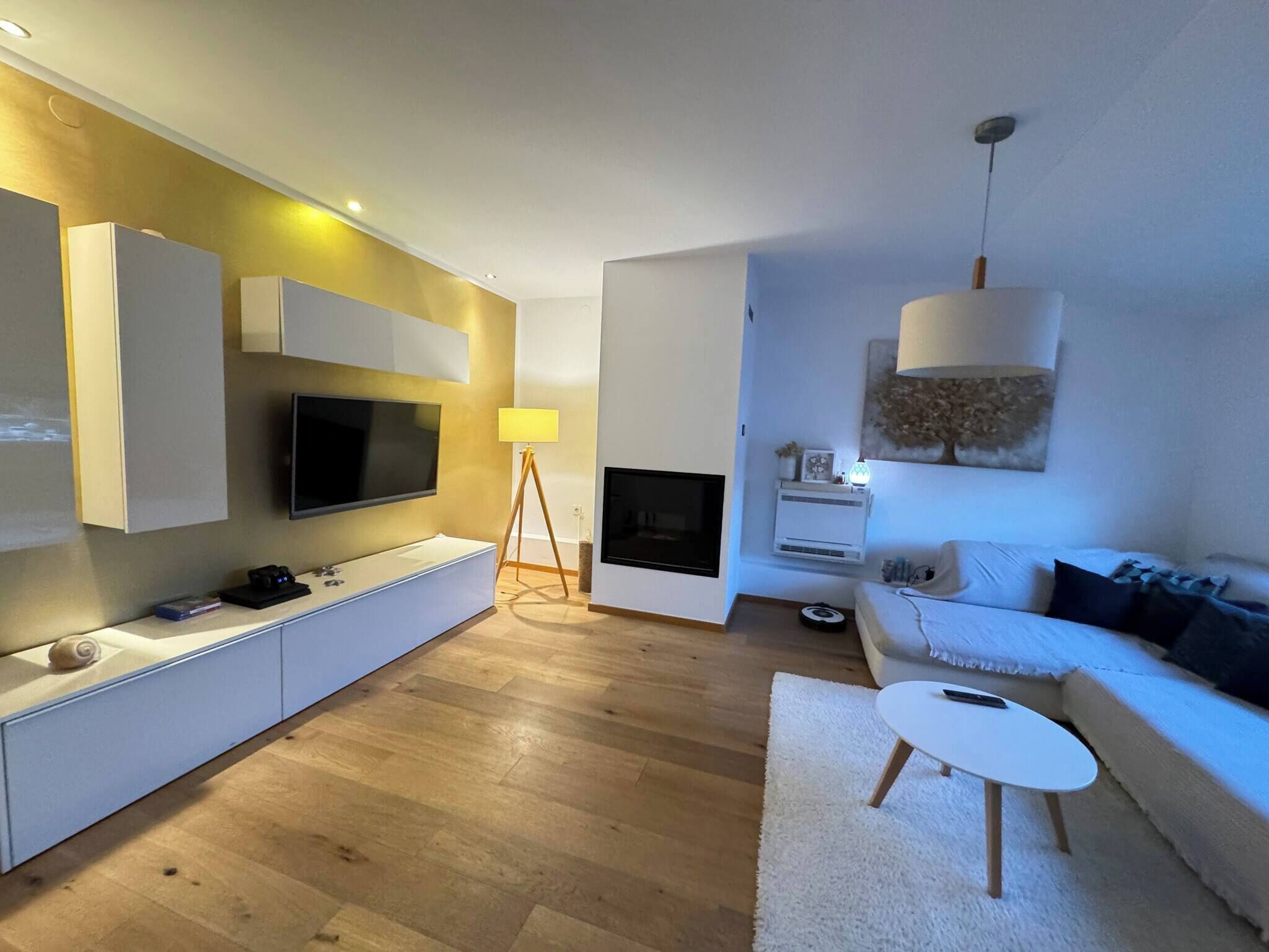 Una televisión, videojuegos