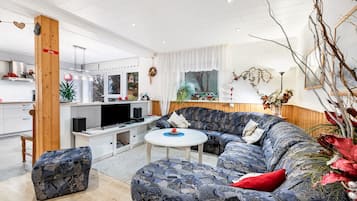 Televisión, reproductor de DVD, tenis de mesa y estéreo