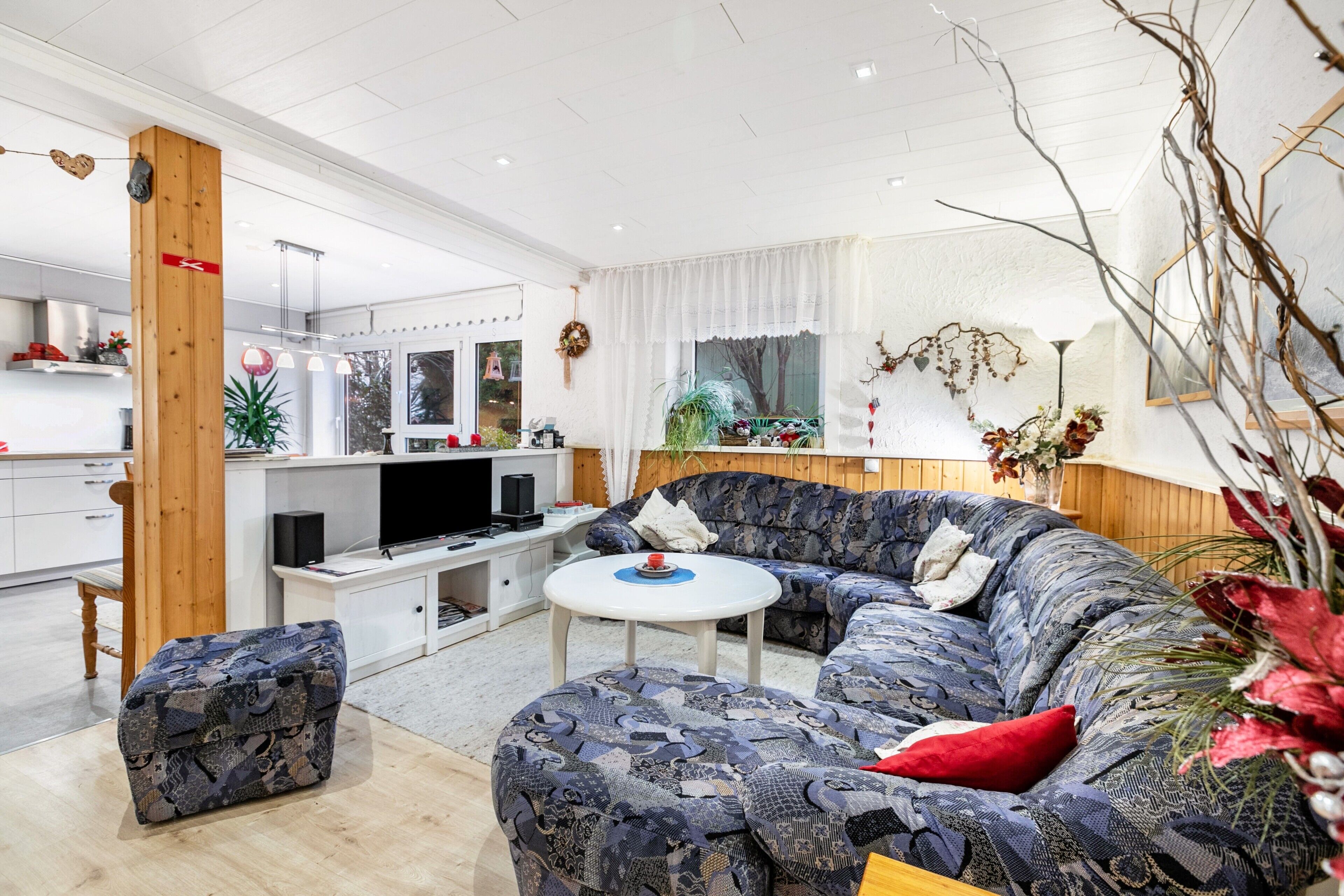 TV, lettore DVD, tavolo da ping pong, impianto stereo