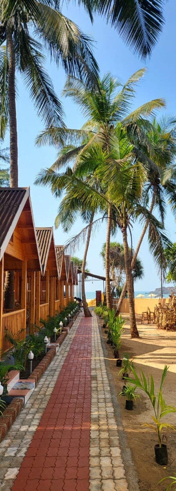 Front of property - Sand Tent Beach Resort Patnem (Canacona)