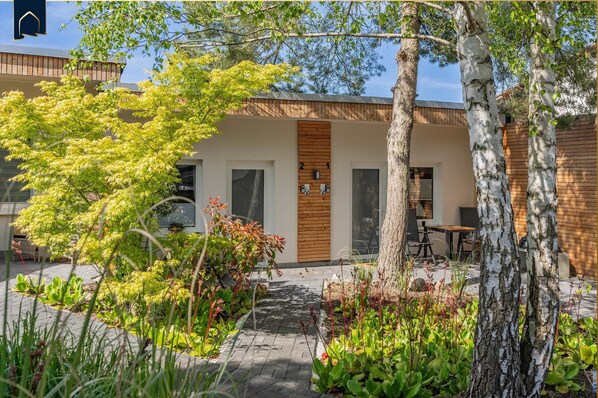 Terrace/patio - Cozy apartment with terrace - close to nature & the beach (Benz)