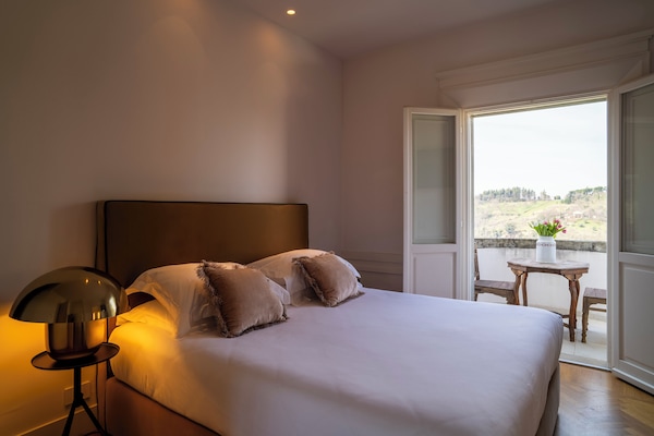 Deluxe Double Room, Hill View with Balcony | 1 bedroom, premium bedding, down duvets, Select Comfort beds